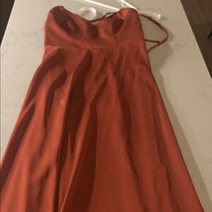 Azazie Red Maxi Dress